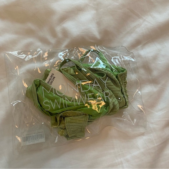 Monday Swimwear NWT Pear Wide Rib Bikini - Picture 6 of 7
